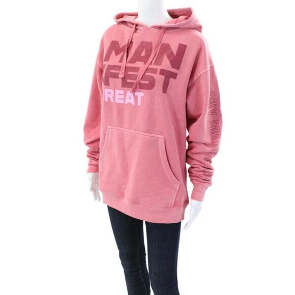 Oak & Acorn “Manifest Creation” Hoodie – Size Small – Pink – Harlem NYC | NEW - Picture 3 of 12